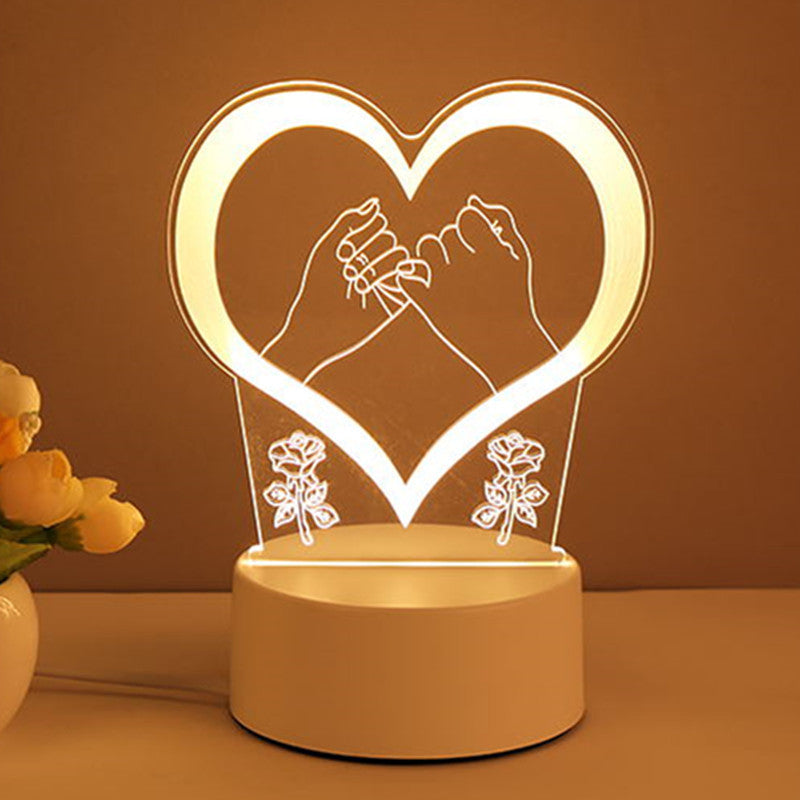 3D Lamp Acrylic USB LED Night Lights Neon