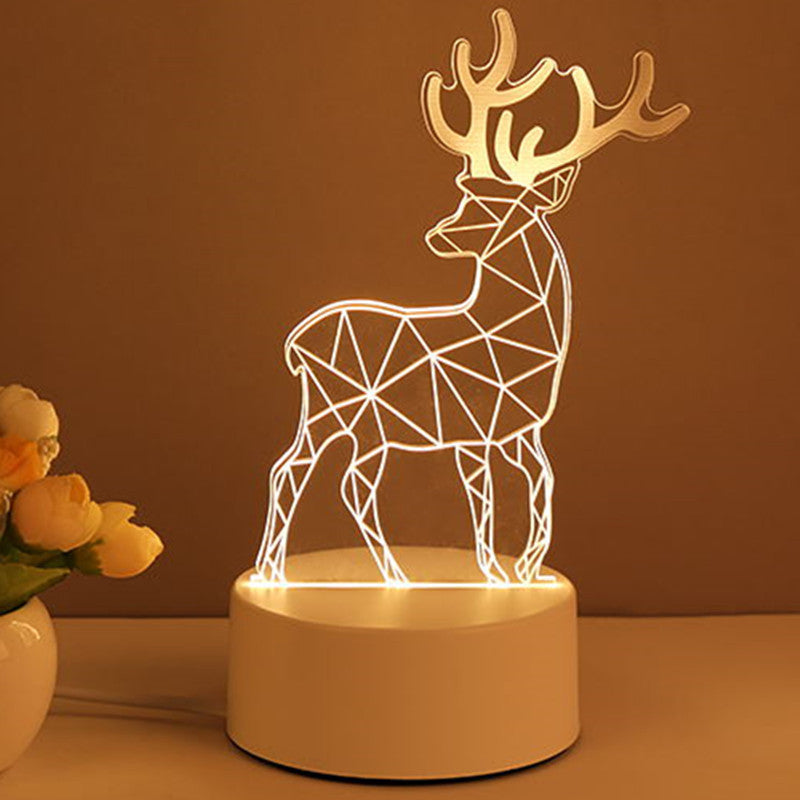 3D Lamp Acrylic USB LED Night Lights Neon