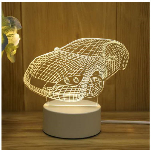 3D Lamp Acrylic USB LED Night Lights Neon