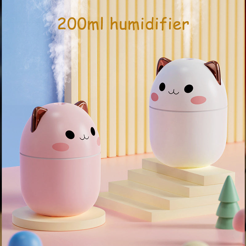 Air Humidifier Cute Cat Ultra-Silent USB Office