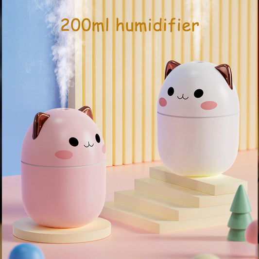 Air Humidifier Cute Cat Ultra-Silent USB Office