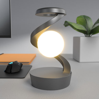 Rotating Moon Desk Lamp With Phone Charging