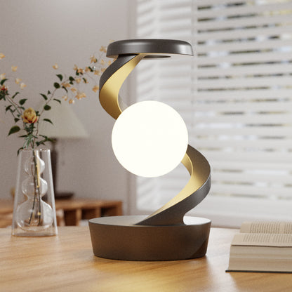 Rotating Moon Desk Lamp With Phone Charging