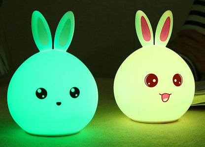 Night Light Animal Rabbit Night lamps Touch Sensor