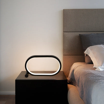 Usb Plug-In Lamp Oval Acrylic Lamp Touch Control