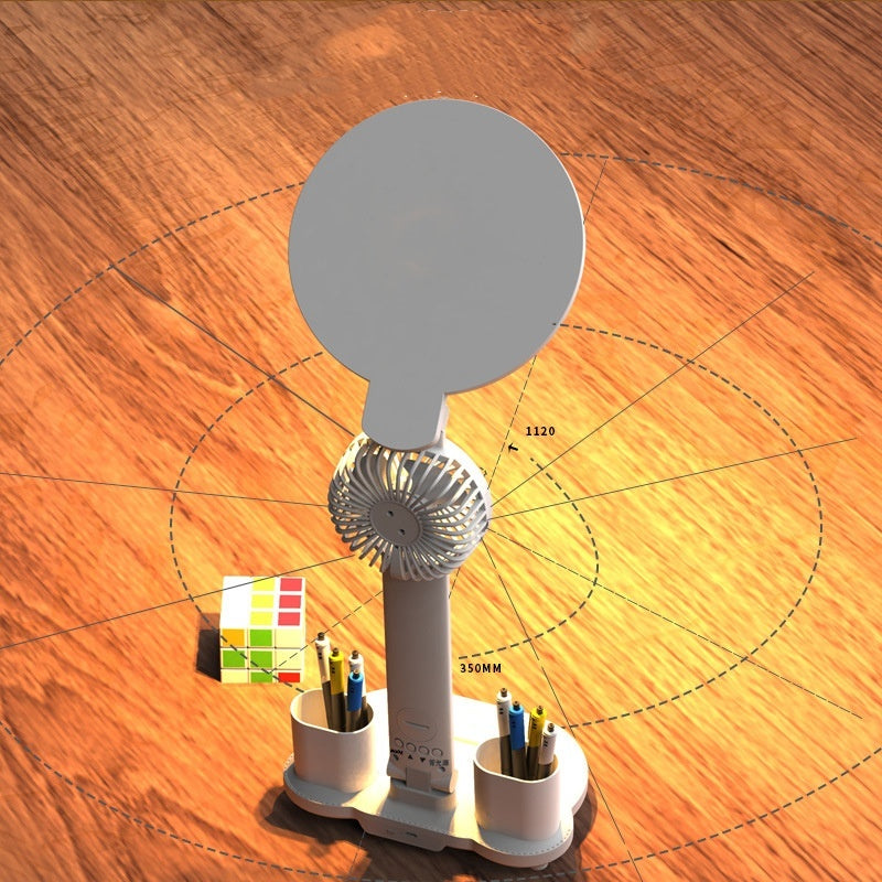 LED Clock Table Lamp USB Chargeable Dimmable
