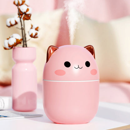 Air Humidifier Cute Cat Ultra-Silent USB Office