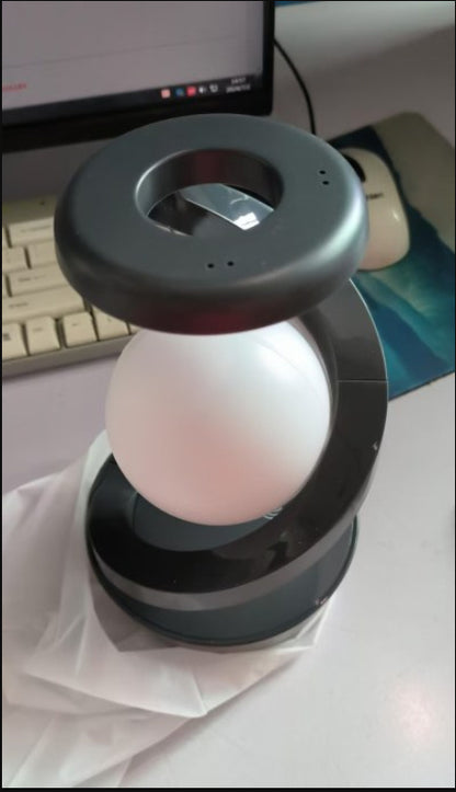 Rotating Moon Desk Lamp With Phone Charging